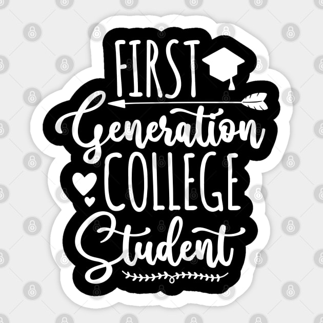 First Generation College Student Sticker by BramCrye